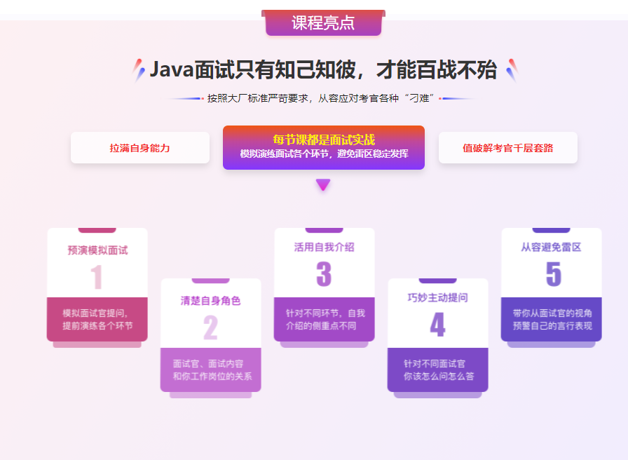 迈向高级的Java面试突围课