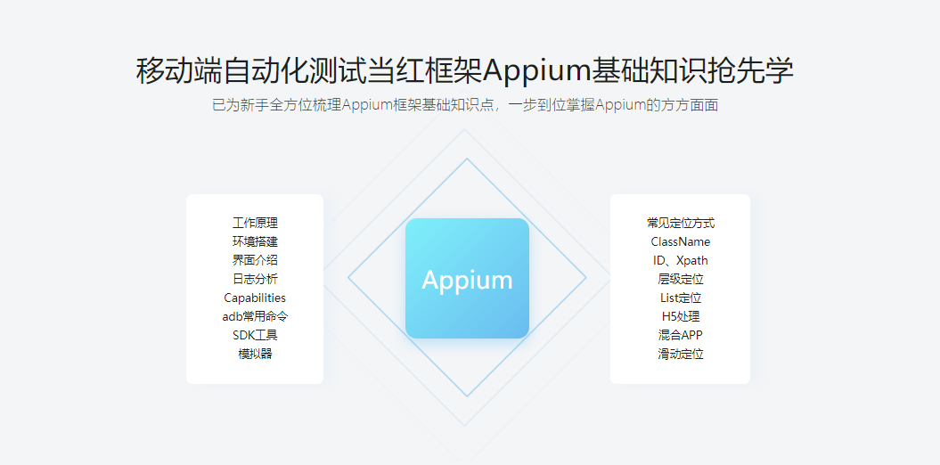 Python主讲移动端自动化测试框架Appium 从基础到项目实战 admin的头像-干货网 admin 等级-LV6-干货网