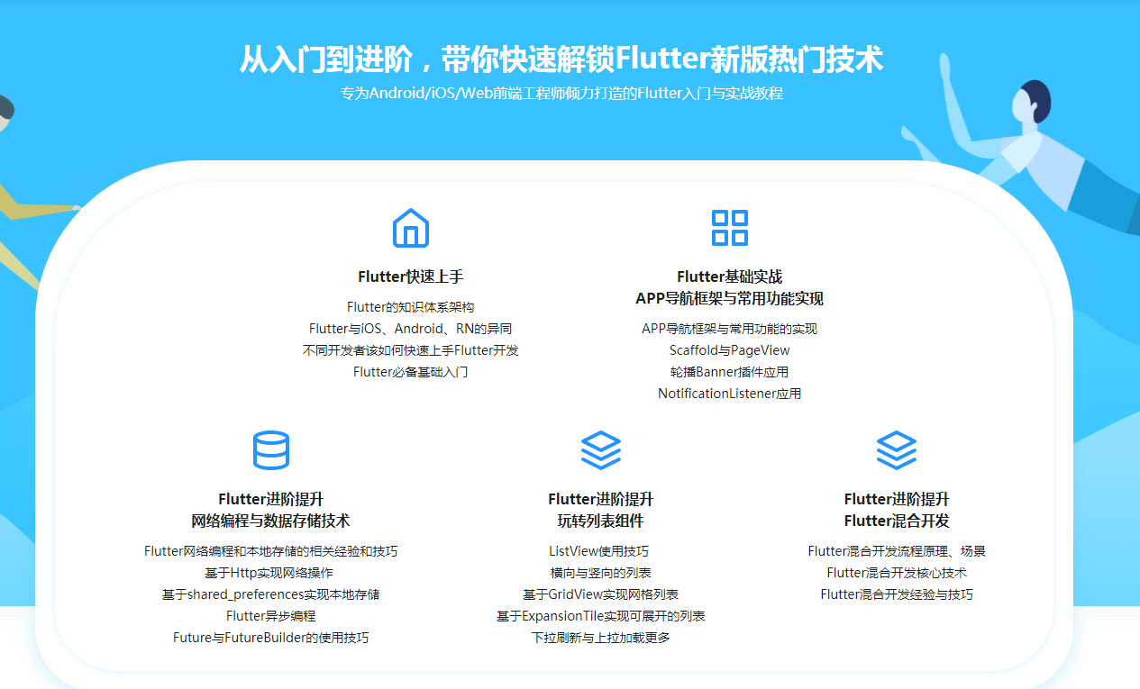 2021升级版Flutter从入门到进阶 实战携程网App（20章全）