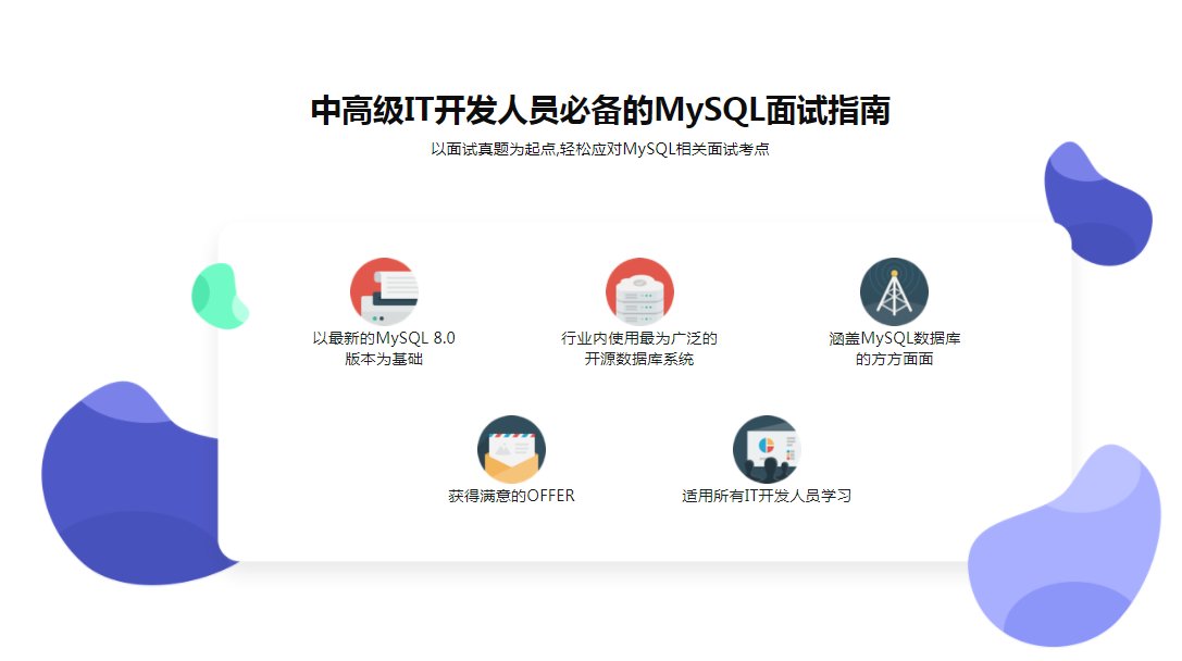 MySQL面试指南-中高级IT开发人员晋升加薪的必备佳品！