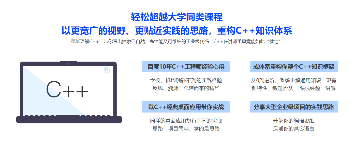 2022升级，重学C++ ，重构你的C++知识体系