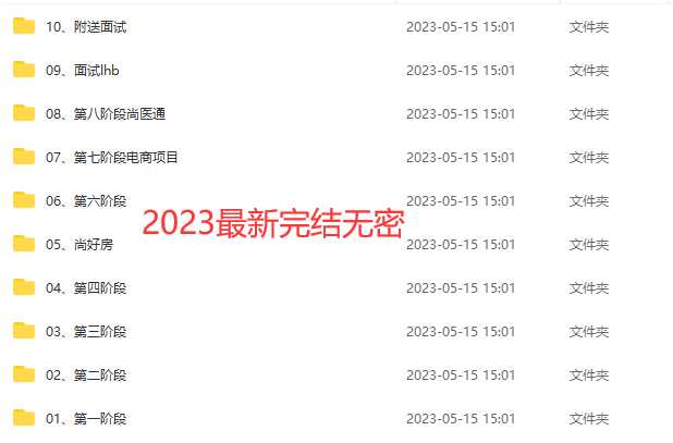 [Java入门] [特优资源] 尚硅谷-2023年java就业班|价值12800|阶段10完结无密