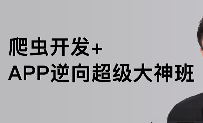 爬虫开发+APP逆向超级大神班1-8班|2023年|课件完整|