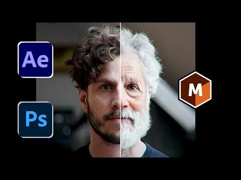 AE教程-After Effects和Mocha Pro 2021人物变老教程