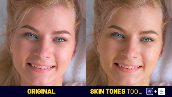 PR模版/预设-人像皮肤美容修正调整美容工具 Skin Tones Tool