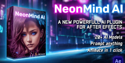 AE脚本-AI人工智能填充创意视频生成NeonMind AI