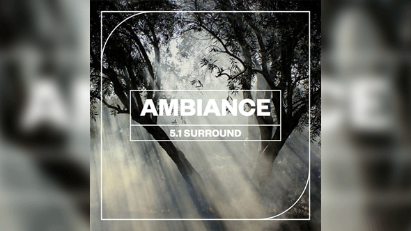 音效-实录环境声音氛围音效ae/pr素材Ambience 5.1 Surround