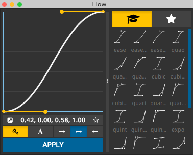 AE脚本|AEscripts Flow v1.5.2 关键帧缓入缓出曲线调节工具