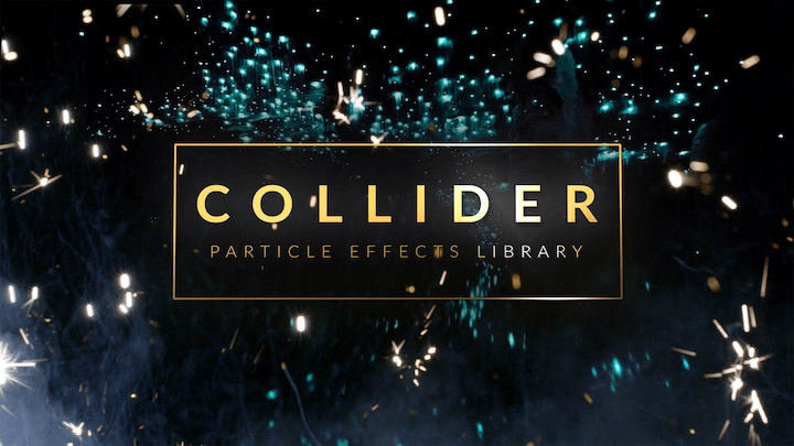 4K视频素材|155个真实叠加彩色粉尘火花粒子动画素材 RocketStock – Collider 150+ Particle Effects