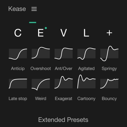 AE脚本|关键帧缓入缓出曲线调节动画工具 Kease v1.3.1 + 使用教程