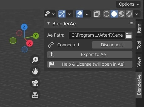 Blender/AE导入桥接插件 AEscripts BlenderAe V1.4.7 Win/Mac