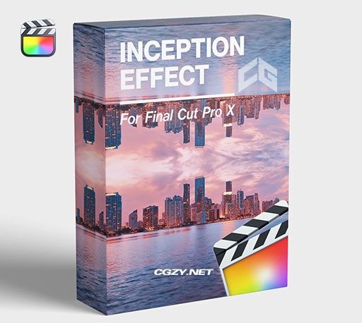 FCPX插件|盗梦空间、逆世界中世界颠倒视频特效 Inception Effect