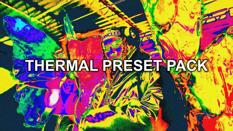 AE/PR预设|100种红外热成像效果预设 Bryan Delimata THERMAL PRESET PACK