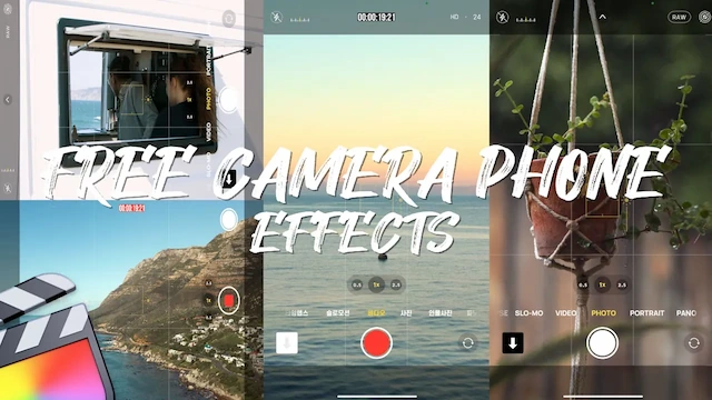 FCPX插件|模拟手机录像拍照效果工具 支持M1 Camera phone Effects