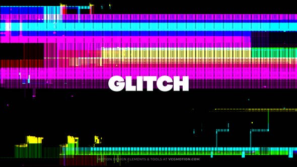 AE模板|50个故障干扰叠加层动画元素 Overlays – Glitch