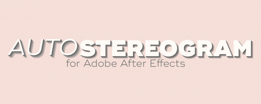 AE插件|Autostereogram v1.0.2汉化版 立体图纹理色噪生成+使用教程 Win/Mac