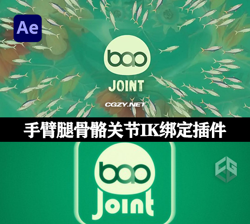 中文汉化AE插件|手臂腿骨骼关节IK绑定插件 BAO Joint v1.0.4 Win/Mac + 视频教程