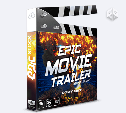 音效|361个动作、紧张、悬念史诗级电影预告片转场音效素材 Epic Stock Media – Epic Movie Trailer