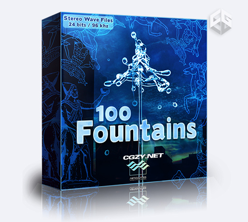 音效|100种清澈水声水流水下喷泉循环音效素材 Articulated Sounds – 100 Fountains