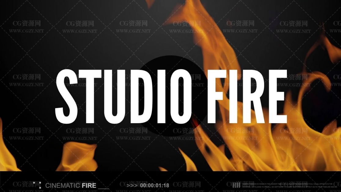 4K视频素材|203个火焰燃烧效果视频特效合成素材 Rampant Design Studio Fire