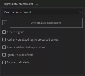 AE表达式语言报错修复工具 Expression Universalizer v4.2.4 +视频教程