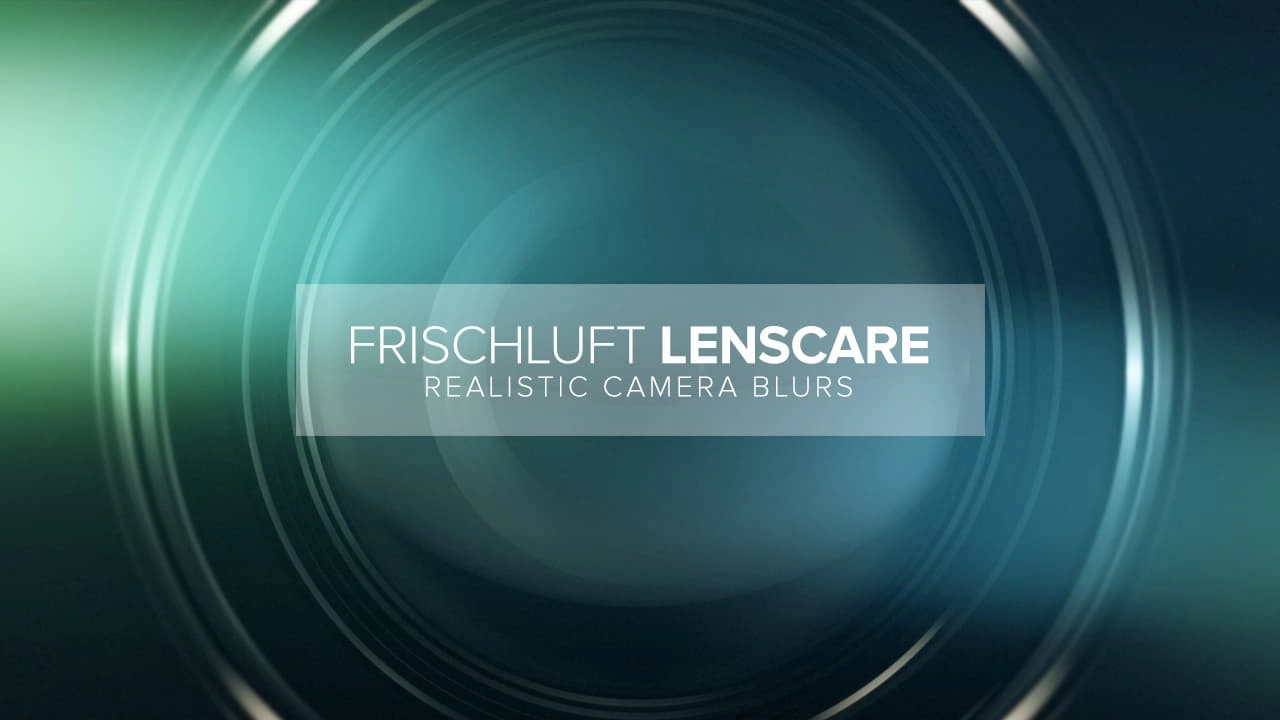 中文汉化AE插件|镜头景深虚焦模糊效果 Frischluft Lenscare v1.5.4 Win