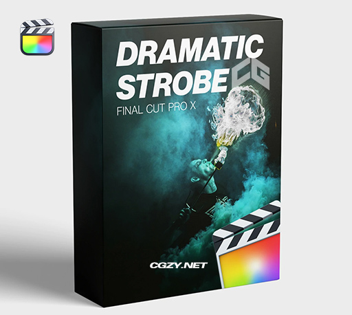 FCPX插件|25个闪光灯闪白频闪效果预设 Dramatic Strobe Effect