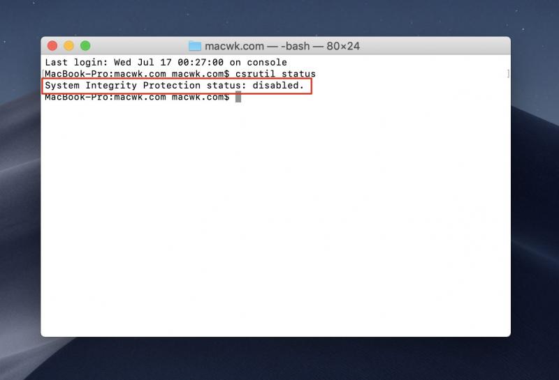 MAC电脑|SIP系统完整性保护怎么禁用？SIP系统完整性关闭方法